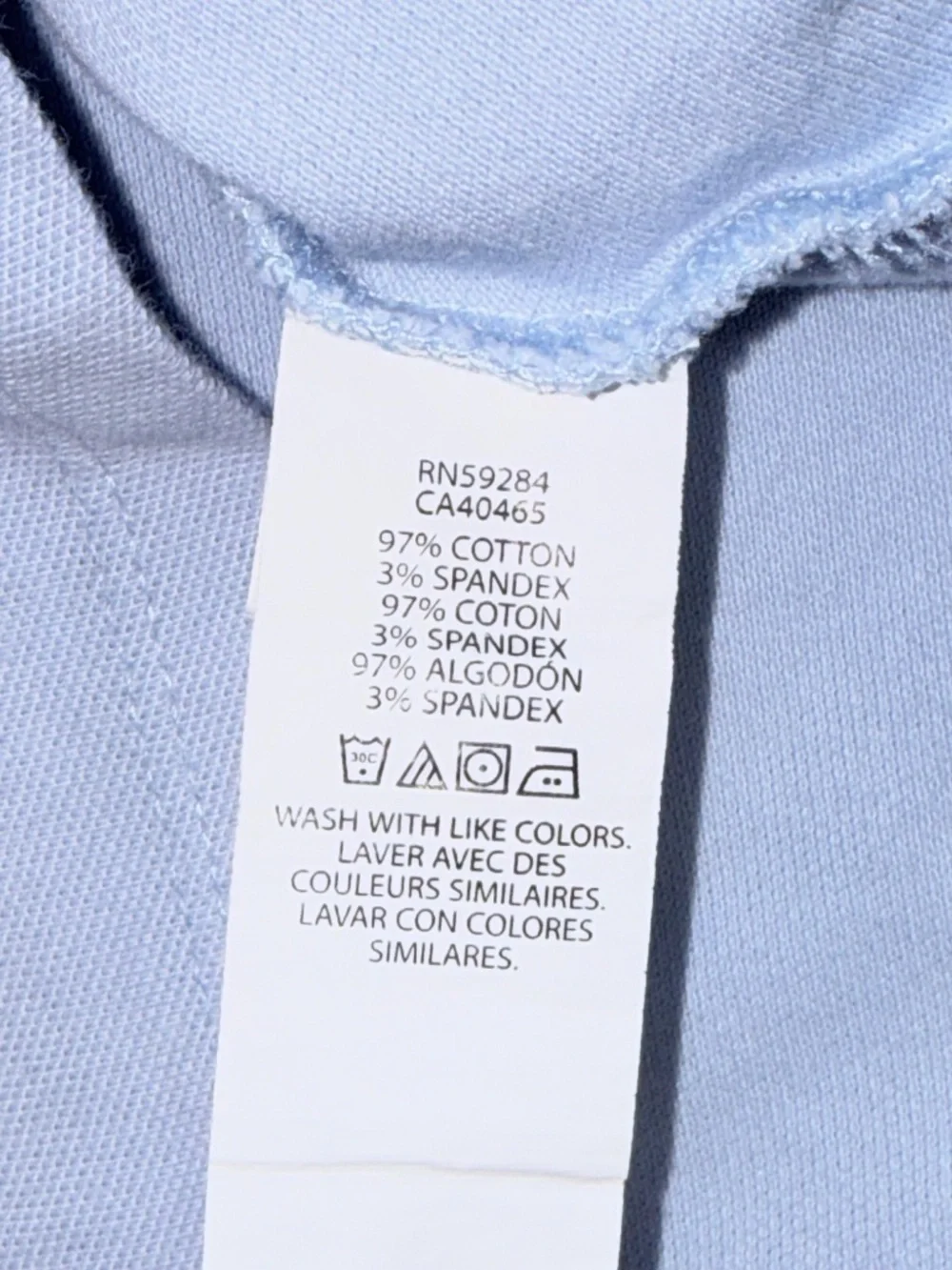 The Children's Place Girls Light Blue Uniform Pique Polo Shirt Size XL 14 (Style